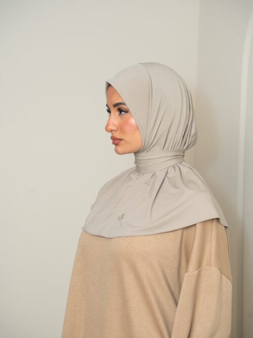 Alternative view of STAPLE SCARF - MINK