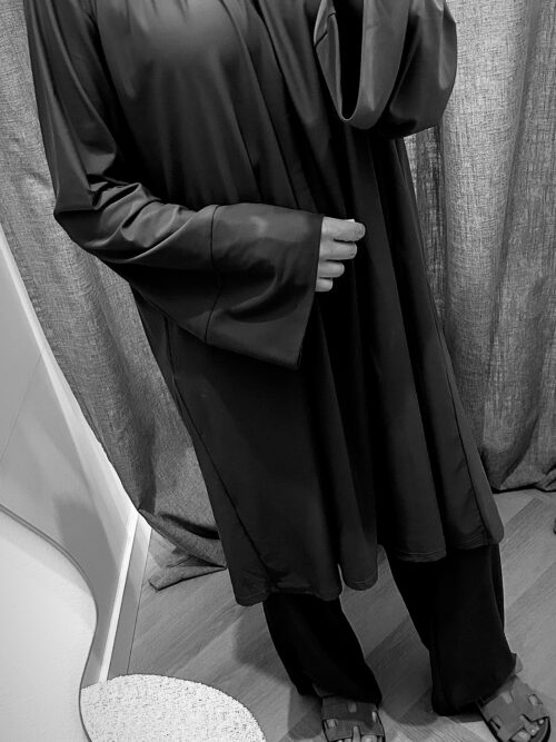 BURKINI WIDE PANTS - BLACK
