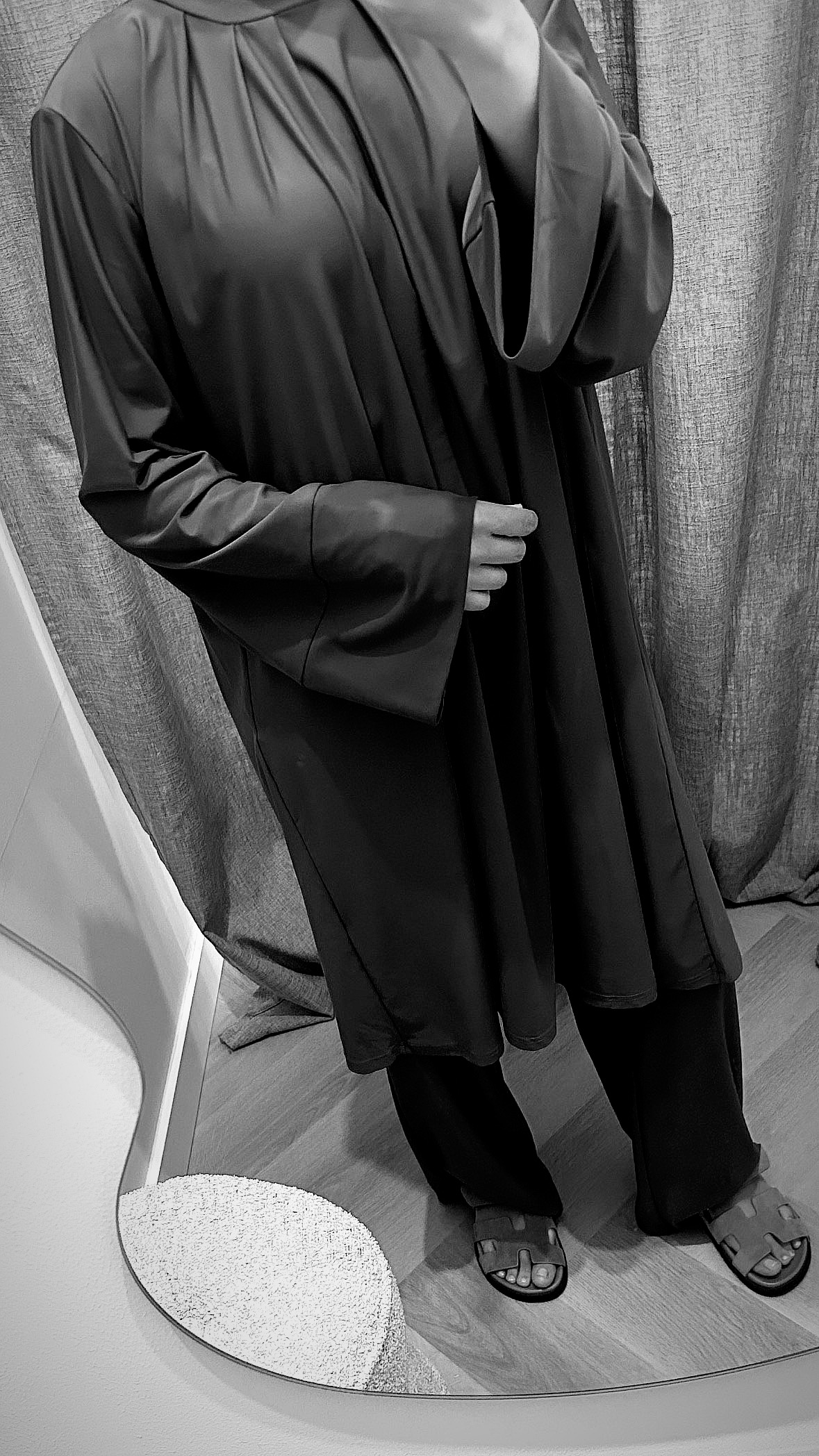 BURKINI WIDE PANTS - BLACK