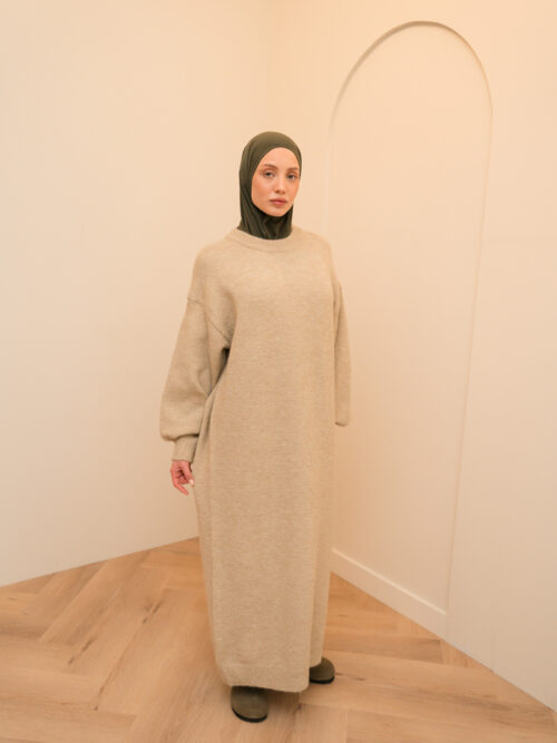 Alternative view of SWEATER DRESS - SAND
