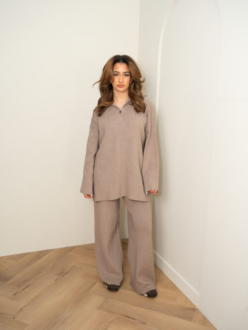 COLLAR VISCOSE TWINSET - TAUPE