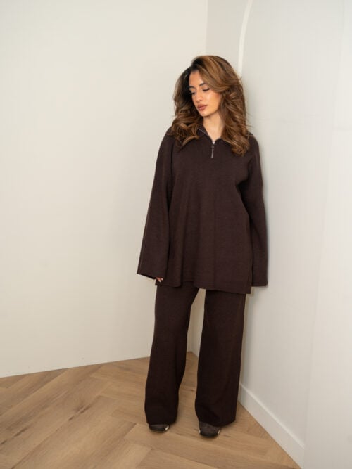 COLLAR VISCOSE TWINSET - DEEP BROWN - Afbeelding 3