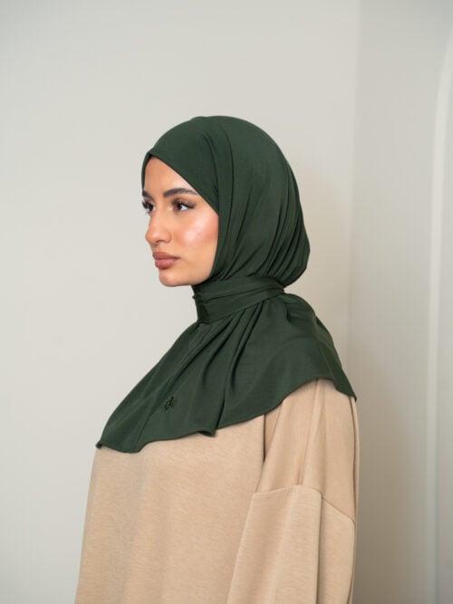 Alternative view of STAPLE SCARF - DARK SEA