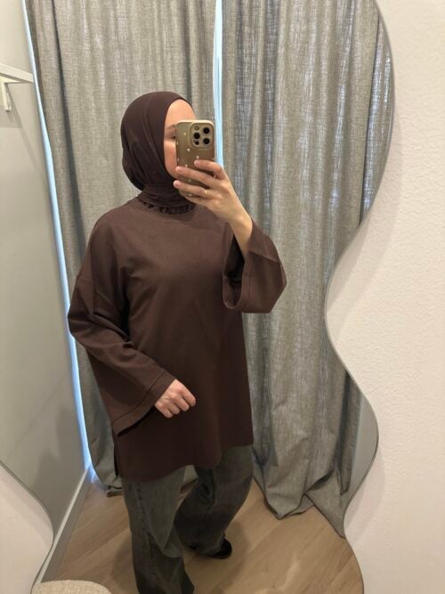 COTTON TOP - BROWN