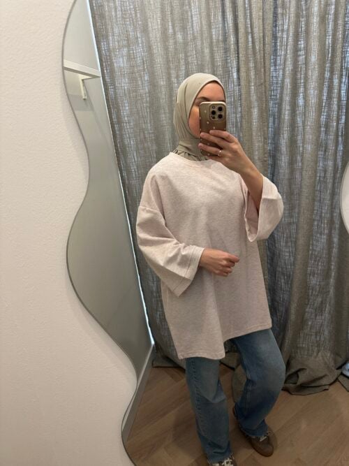 COTTON TOP 3/4 - DUSTY