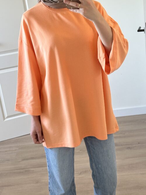 Alternative view of COTTON TOP 3/4 - PEACHY