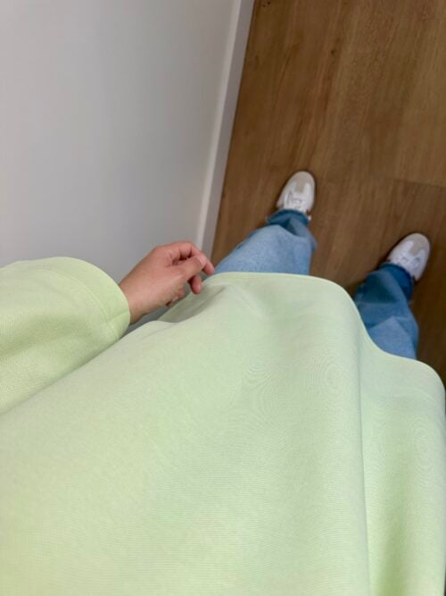 COTTON TOP 3/4 - LIME