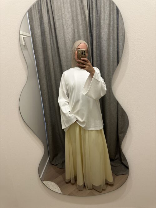 VOILE SKIRT - BUTTERYELLOW