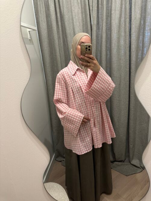 COTTON AYA TOP - BABY PINK