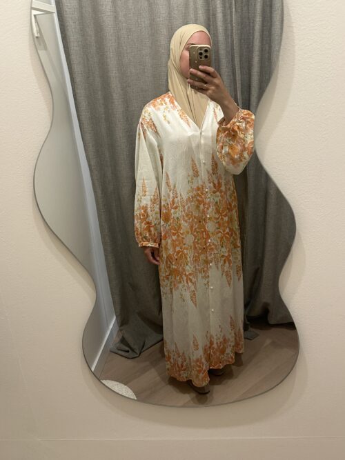 Alternative view of SUNSET FLOWER DRESS