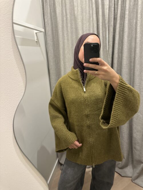 OVERSIZED VEST - LIME