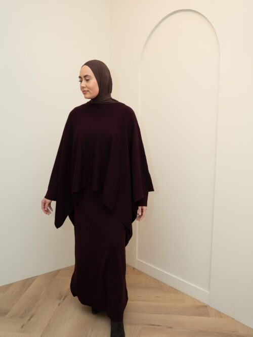 CAPE ABAYA - PRUNE - Afbeelding 5