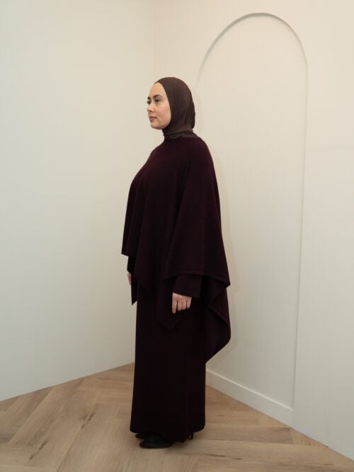 CAPE ABAYA - PRUNE - Afbeelding 4