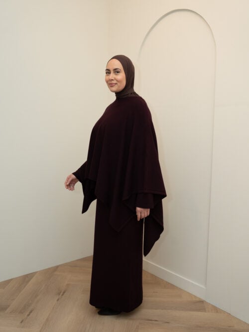 CAPE ABAYA - PRUNE - Afbeelding 3