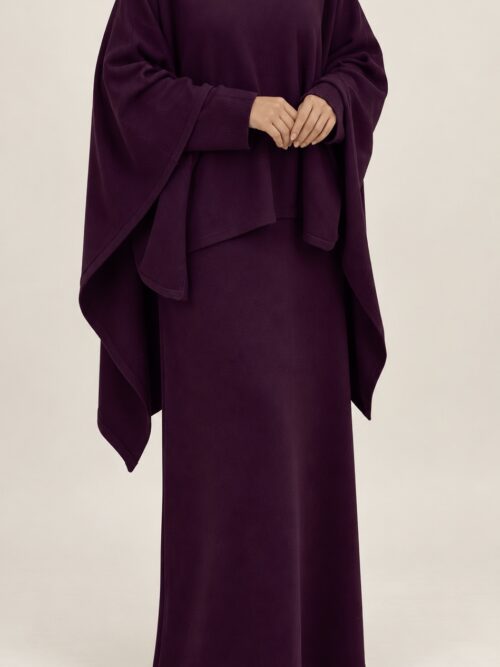 CAPE ABAYA - PRUNE - Afbeelding 6